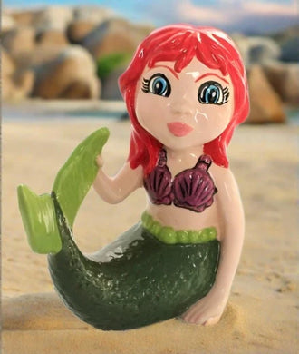 The Funky Teapot Paint your own Pottery item in the shape of a Cute Mermaid