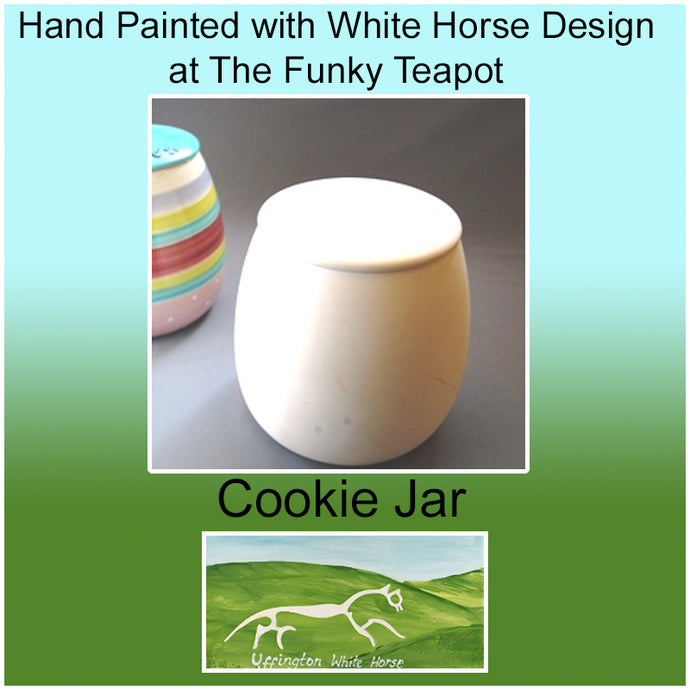 Hand Painted  Cookie Jar