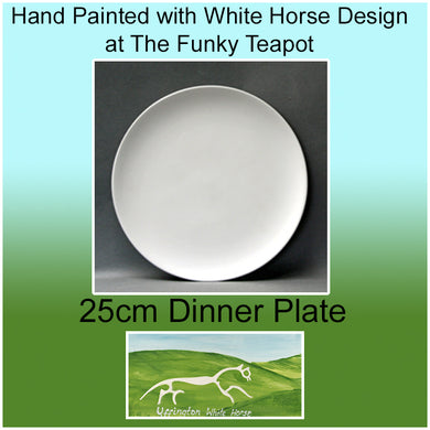 Hand Painted  Dinner Plate