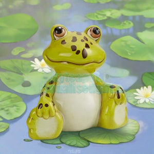 The Funky Teapot Paint your own Pottery item in the shape of a Cute Frog
