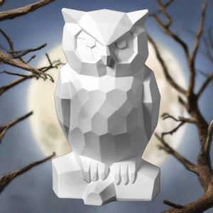 The Funky Teapot Faceted Owl