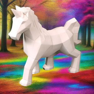 The Funky Teapot Faceted Unicorn