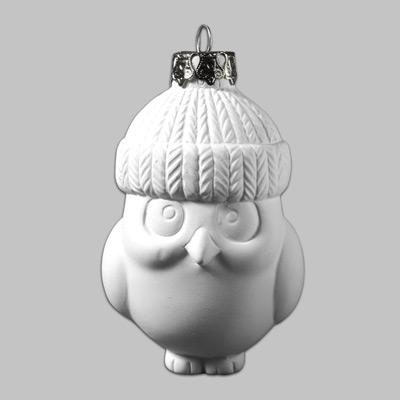 The Funky Teapot Owl Bauble