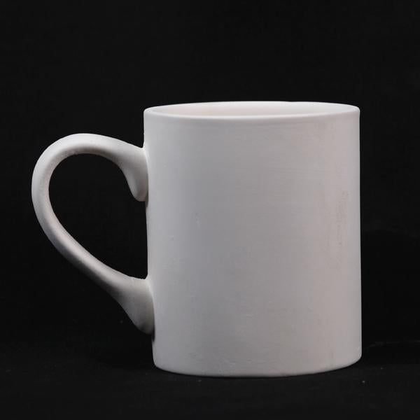 An image of a Standard Straight Mug for you to paint at The Funky Teapot