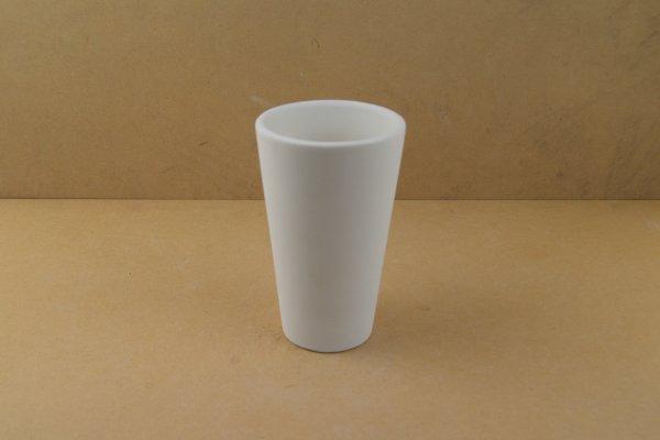 An image of a Tall Beaker Mug for you to paint at The Funky Teapot