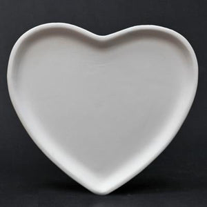 The Funky Teapot Heart Large 20cm Plate