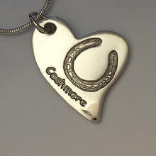 The Funky Teapot Offset heart size 2 Necklace
