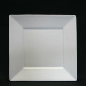The Funky Teapot Rimmed Square 26cm Plate