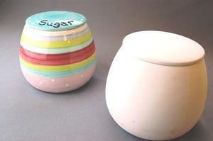 The Funky Teapot Round Cookie Jar