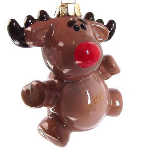 The Funky Teapot Rudolph Ornament