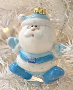 The Funky Teapot Santa Ornament
