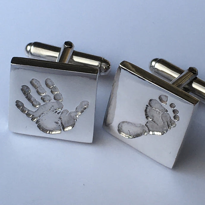 The Funky Teapot Square Cufflinks