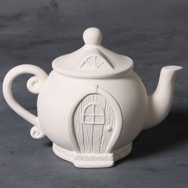 The Funky Teapot Teapot Fairy House